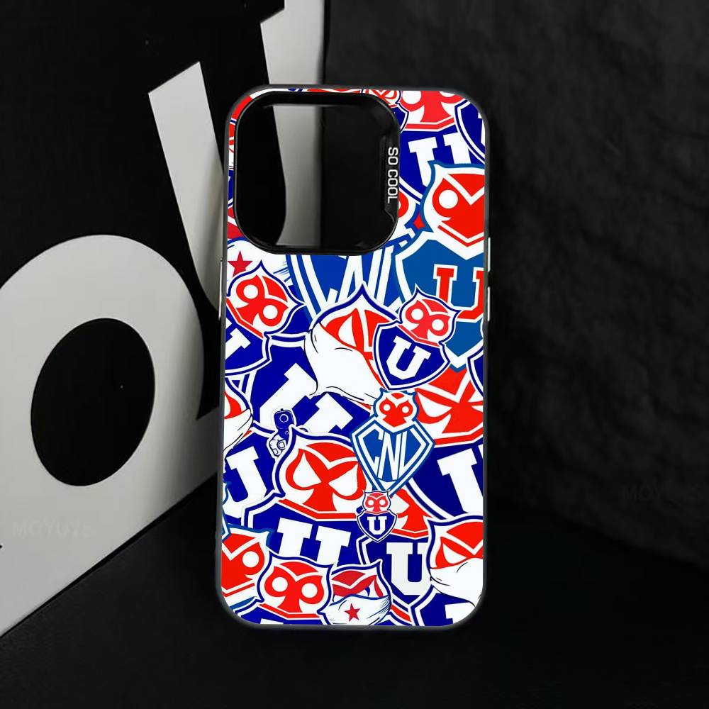 U de Chile Phone Case For iPhone 17,16,15,14,13,12,11 Plus,Pro Max,XS,Colorful Silver Phone case Funda Cover