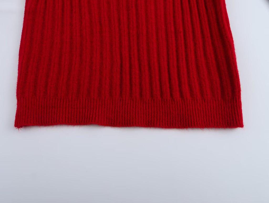 Ladies’ 2025 Spring V-Neck Slim Knit Vest - European & American Style