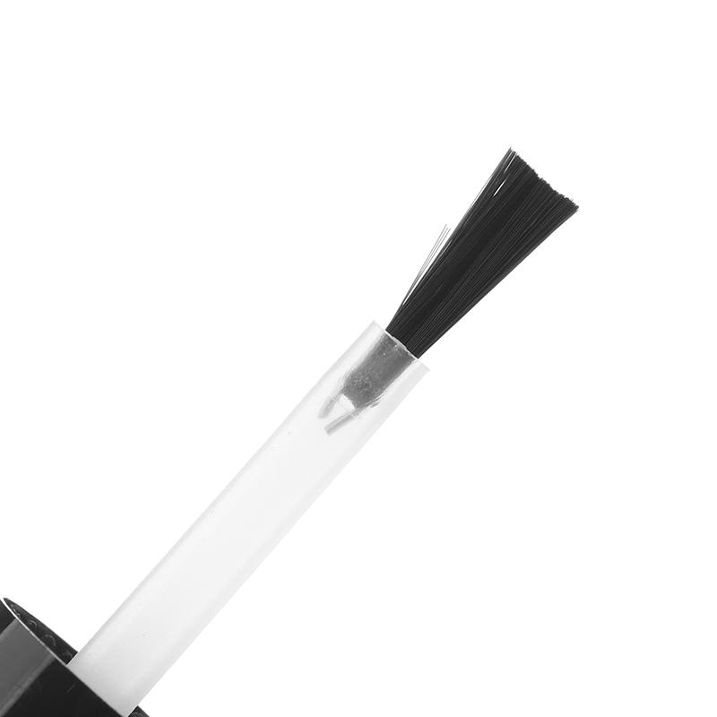 Пустая прозрачная стеклянная бутылка для ногтей с гель-лаком для жидкого искусства, многоразовый контейнер