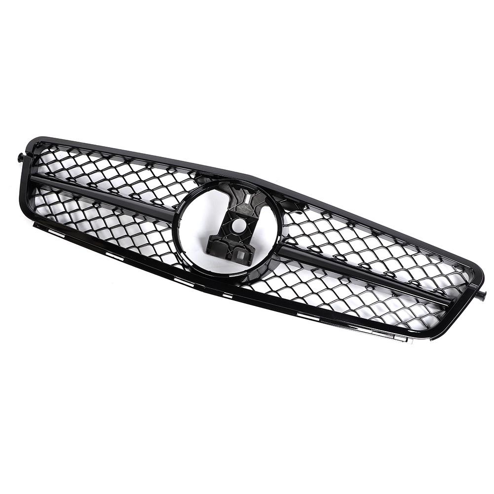 Car Black Front Bumper Grille for AMG Fits for Mercedes Benz C Class W204 08 14