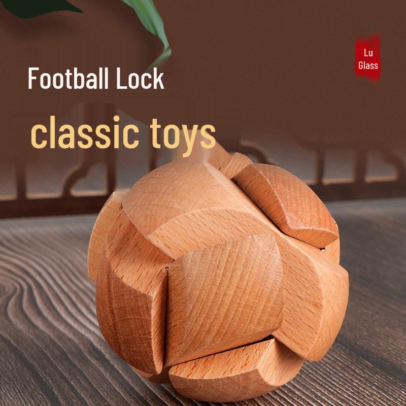 Kids' Educational Luban Lock IQ Puzzle Set: Assembly Toy for Stress Relief