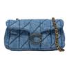 Coach Tabby 20 Quilted Tiger Stripe Logo Fabric Crossbody Shoulder Bag Women bags Indigo CR701-B4IN