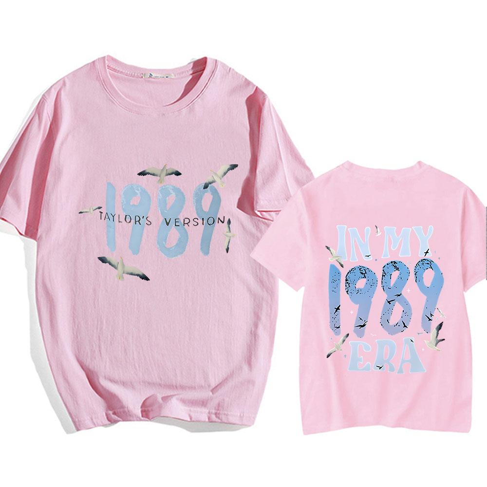 1989 The Eras Tour Tshirt Seagulls Album Graphic Printing Teeshirt Cotton Unisex Spring Soft Tshirts Casual Round Neck Male Tees