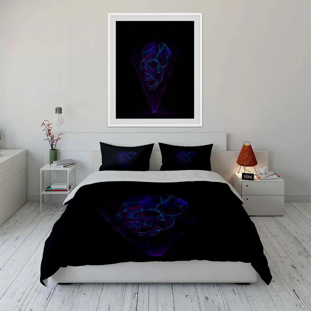 "Geometric Skull Art Decor Set" Soft Comfortable Duvet Cover Bedding Set Included 1*Duvet Cover & 2*Pillowcases, gift