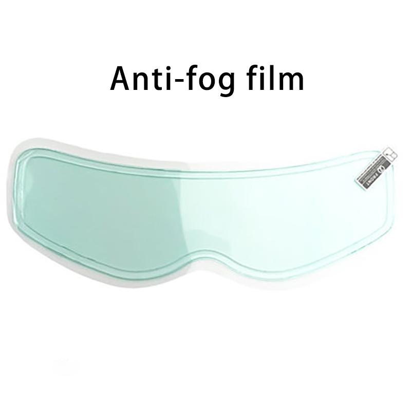 1x Мотоциклетный шлем Прозрачная противотуманная водонепроницаемая пленка для защиты от солнечных ожогов Наклейка на линзу шлема Мото Безопасность Аксессуары для шлема