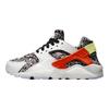 Nike Детские кроссовки Huarache Run SE GS Doodle White Summit-White Picante-Red DV2243-100