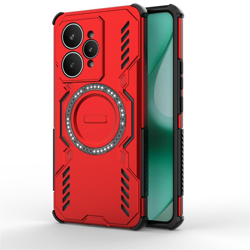 For Realme 15 5G Case For Realme 15 Pro Anti-knock Magnetic Adsorption Wireless Charge Back Cover For Realme 15 Case 6.8 Inch