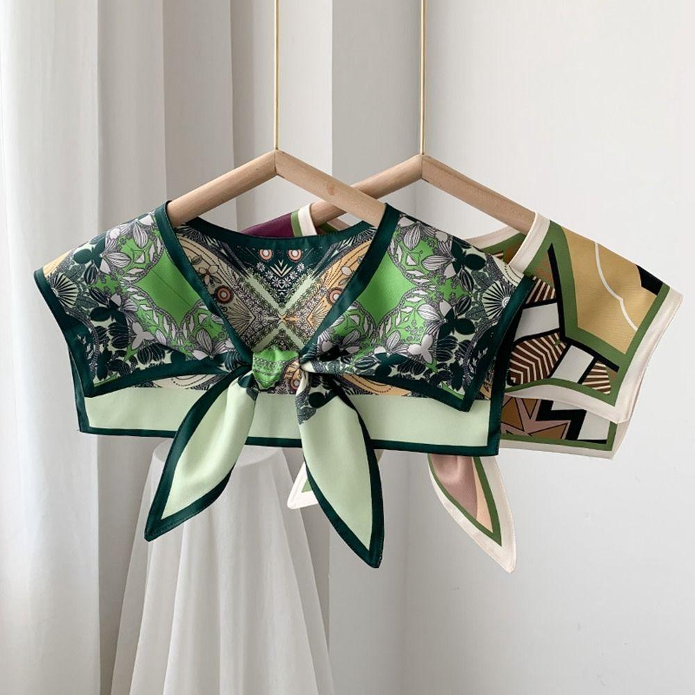 Silk Sunscreen Shawl Sunscreen False Collar Fashion Neckwear Summer