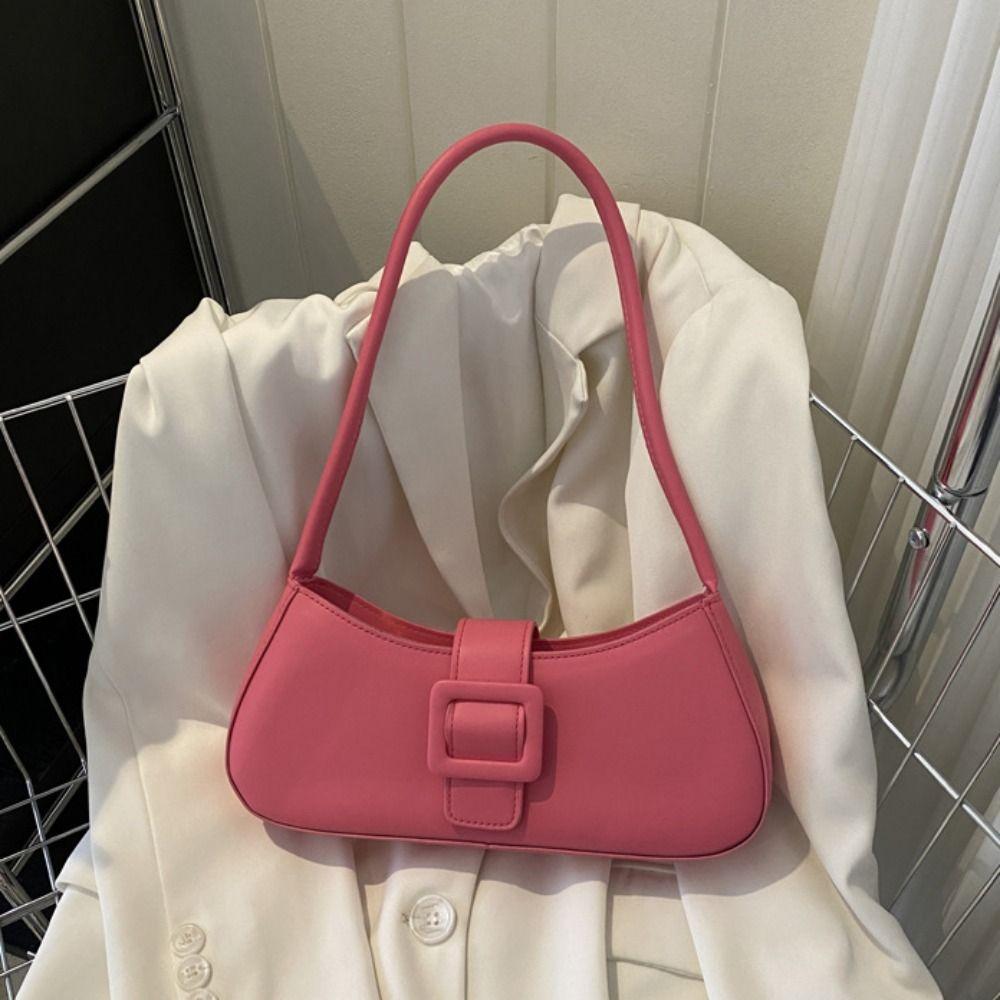 Large Capacity Half-moon Tote Bag PU Leather Ladies Luxury Handbags Underarm bag Women Women