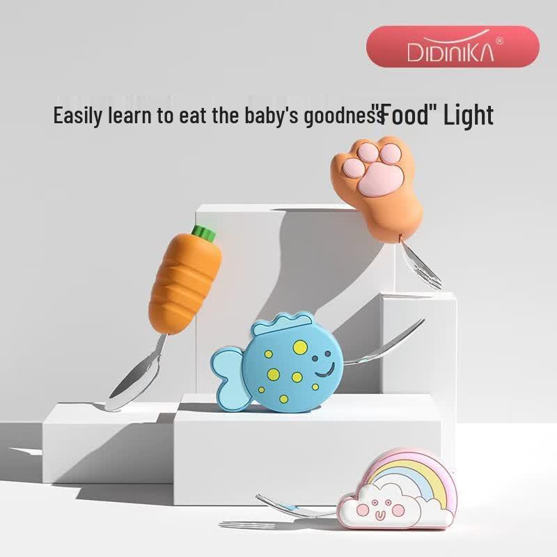 Didinika Stainless Steel Children's Fork & Spoon Set