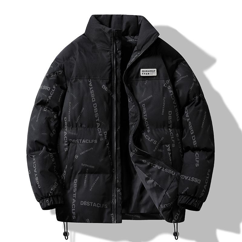 Осенне-зимние мужские хлопчатобумажные стеганые куртки, повседневное пальто с хлебом, мужская верхняя одежда, пуховые пальто