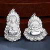 Flame Guanyin Bodhisattva Pendant Necklace for Male and Female Maitreya Buddha for Peace