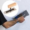 Plastering Trowel Construction Hand Tool Sturdy Multipurpose with Wooden Handle Drywall