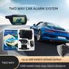 Русская двусторонняя автомобильная сигнализация с дистанционным ключом, комплект автозапуска для системы охранной сигнализации автомобиля