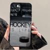 Чехол для телефона "Хоккей - это жизнь" для iPhone 17 Pro Max 17 Air 14 13 12 11 15 16 Pro Max mini 16 Plus 16e
