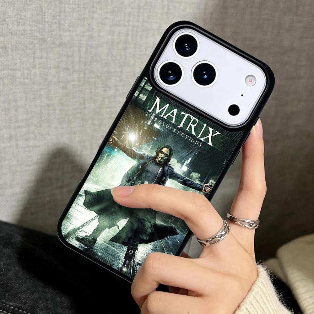 Чехол Case для iPhone 17 Air 16 Pro Max 15 Plus 11 13 Mini 14 12 Задняя крышка телефона Матрица Словарь Матрицы