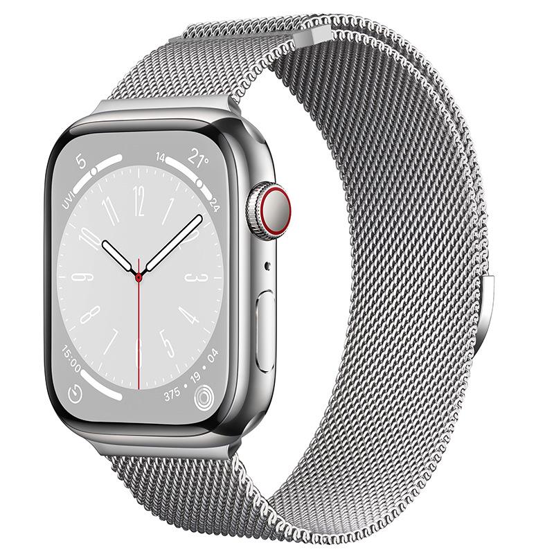Миланский Магнитный Стальной Ремешок для Apple Watch Ultra/iWatch 10