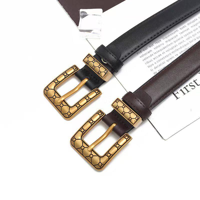 Genuine Leather Women's Decorative Waist Chain Belt for Jeans