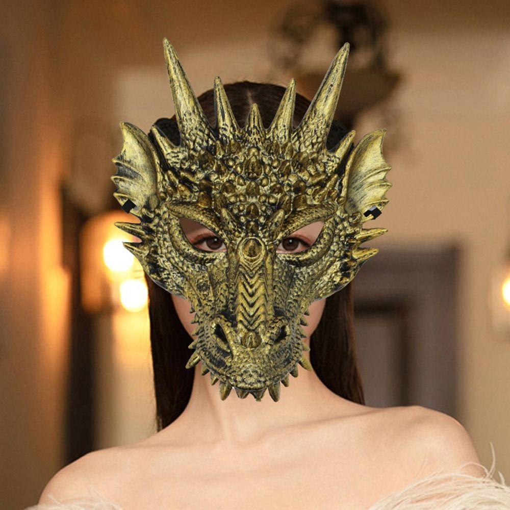 Halloween Carnival Halloween Festival Dinosaur Dragon Mask Cosplay Prop Anime Mask Masquerade