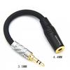 HIFI Female 4.4MM Balanced Headphone Adapter Audio Cable 4.4mm to 3.5mm 4.4mm to 2.5mm 4.4mm to 6.35mm 4.4mm to XLR 4 Pin Angle