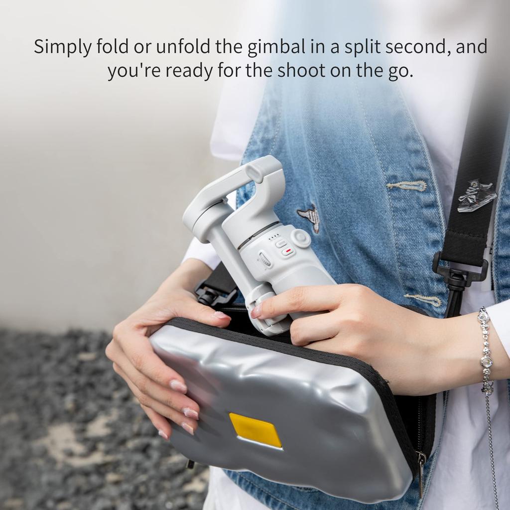 Японский стабилизатор для смартфона ZHIYUN с телескопической компактной складной легкой конструкцией 370 г [Официальная гарантия] SMOOTH-Q4 Встроенная штанга, Дизайн, (Код продукта