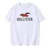 Новая футболка Hollister Эстетическая одежда Летние топы Fruit of the Loom Мужская футболка Футболка европейского размера Мужская футболка унисекс