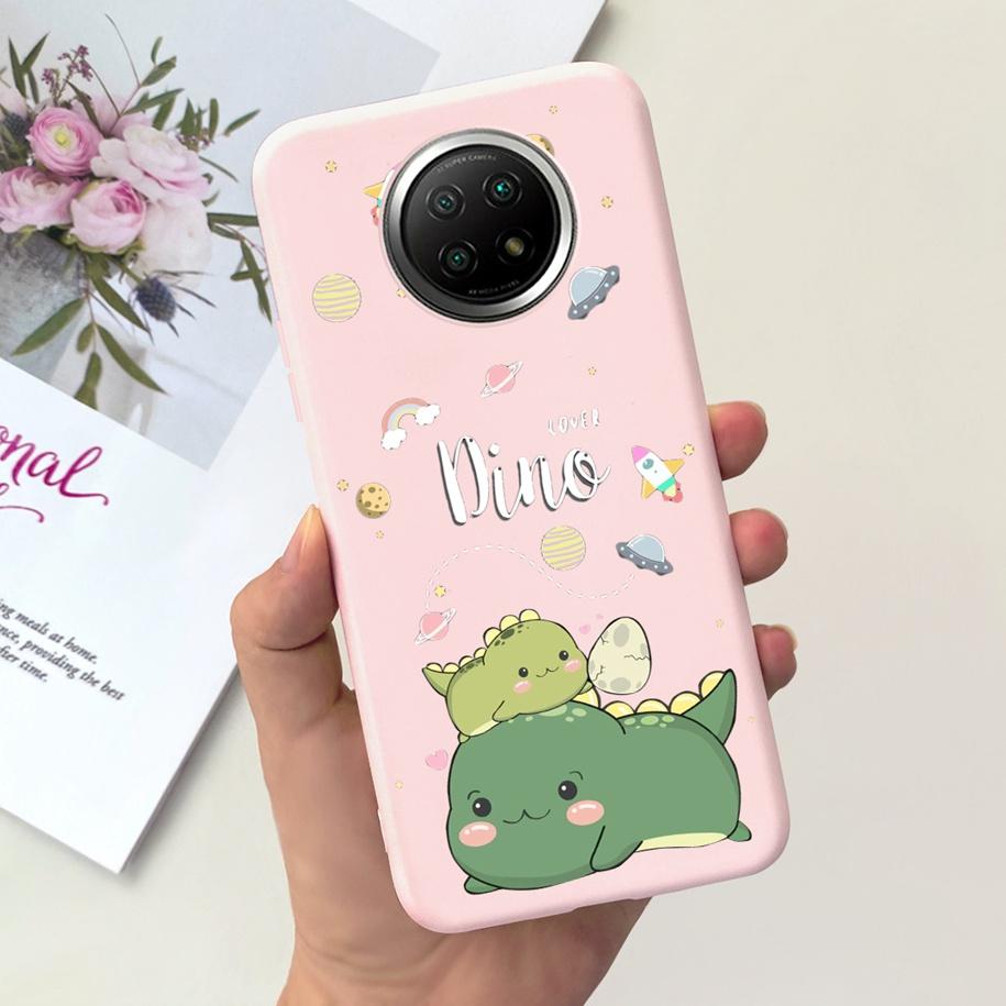 For Xiaomi Redmi Note 9T Note 9 5G Case Fashion Flower Shockproof Silicone Soft Matte Phone Cover For Xiomi Redmi Note 9T Fundas