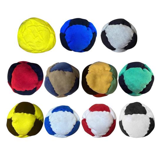 World Footbag, Плетеные вручную мячи для жонглирования для детей и взрослых, Мягкая игрушка для снятия стресса для игр и развлечений на открытом воздухе