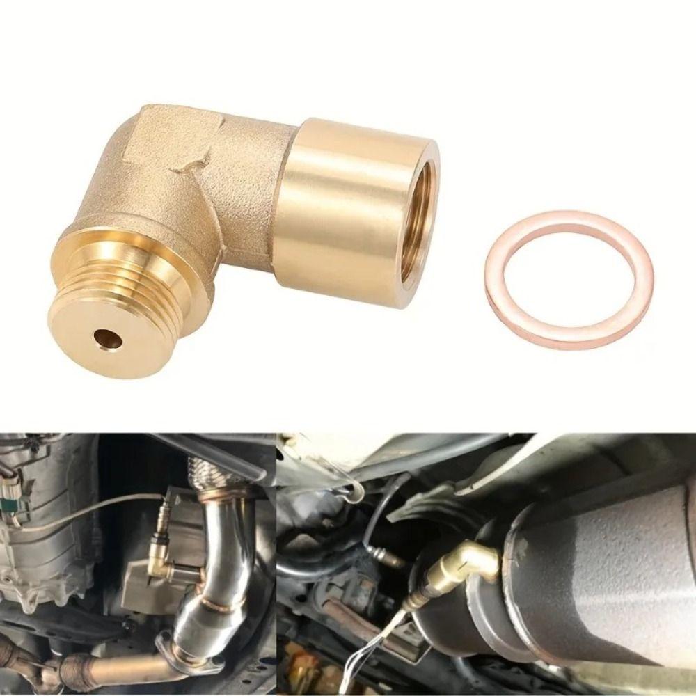 M18 X 1.5 Brass Fitting Brass Material 90 Degree Sensor Adapter Engine Maintenance