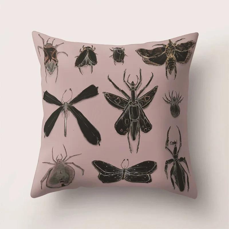 Colorful Butterfly Pillowcase Car Ornaments Office Living Room Sofa Home Pillowcase