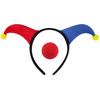Colorful Clown Headband With Nose Set Costume Cosplay Accesories For Carnival Birthday Parties And Dress Up Event