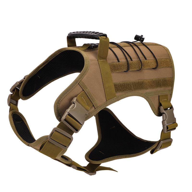 Новая тактическая нагрудная сумка, для выгула питомца, поводок, взрывозащищенный жилет, жилет для собаки, нагрудная спинка для крупной собаки.