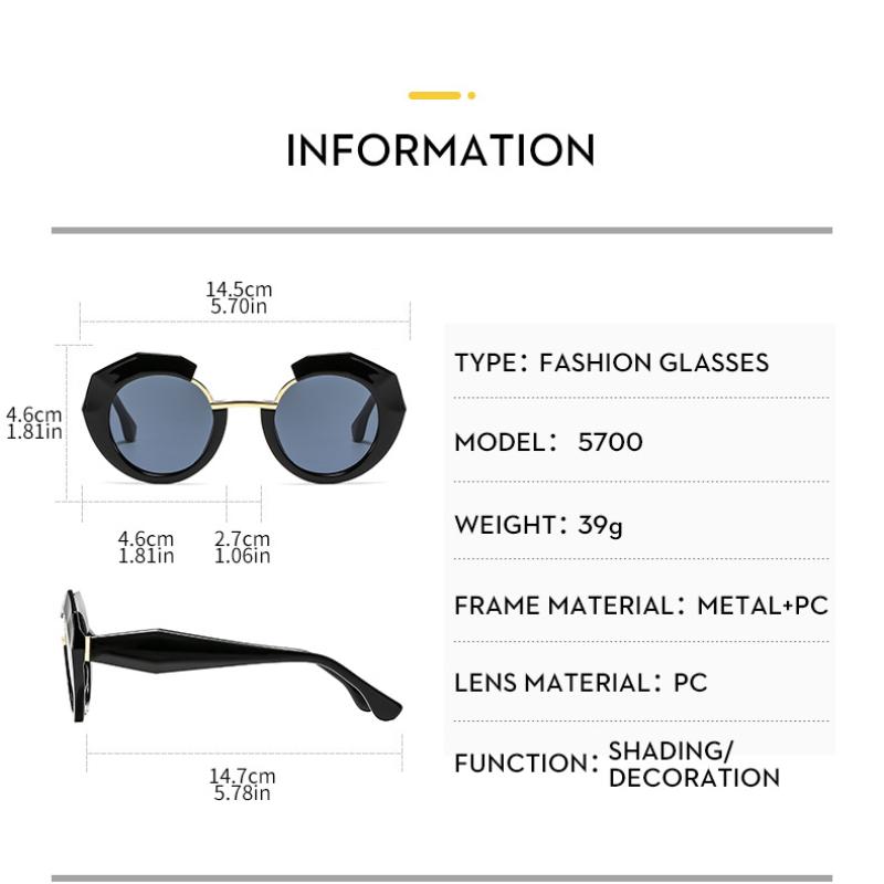 Женские солнцезащитные очки, модные круглые солнцезащитные очки, солнцезащитные очки с толстой оправой.