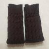 В наличии 40 см гетры крупной вязки в корейском стиле - осенне-зимние однотонные шерстяные носки.