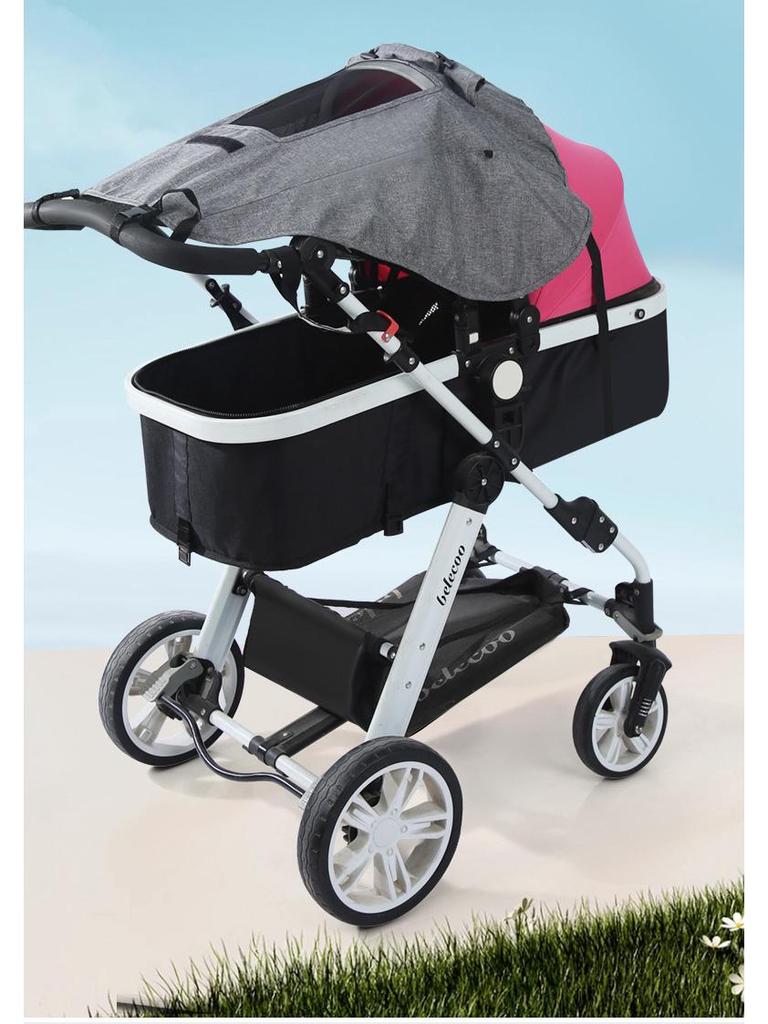 Универсальный двусторонний солнцезащитный козырек для детской коляски с защитой от УФ-лучей и теплоизоляцией