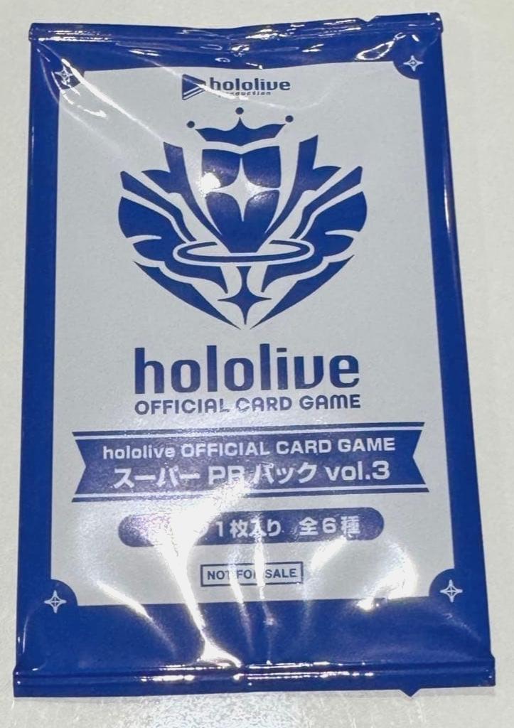 Hololive OCG карта Super PR pack vol.3 Японский