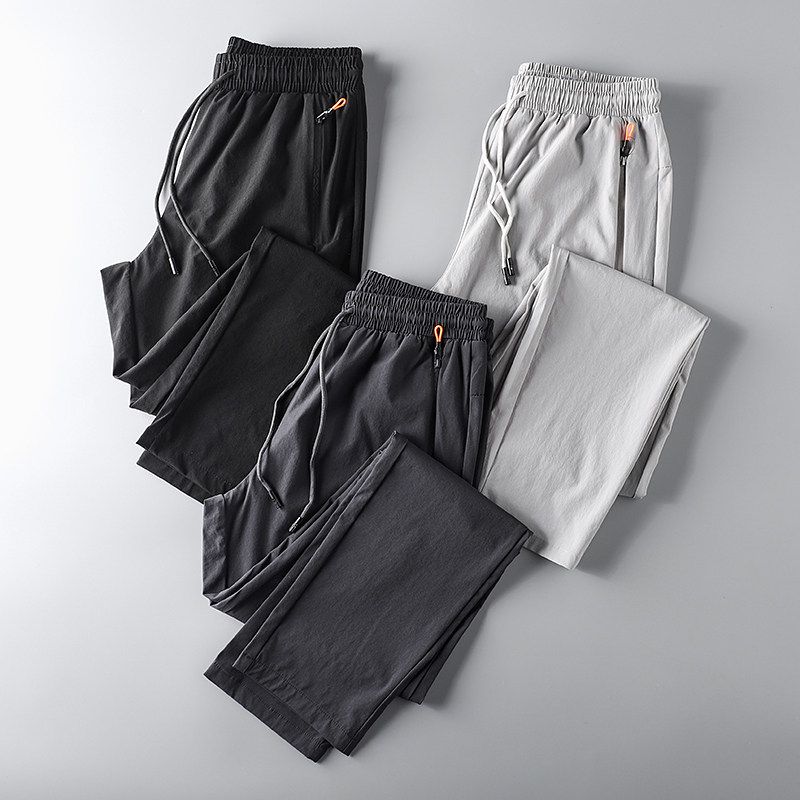 Export Tail Single Men's Cut Label Quick-Drying Track Pants Men's Summer Thin Outdoor Technical Trousers Export Original Single Casual Pants