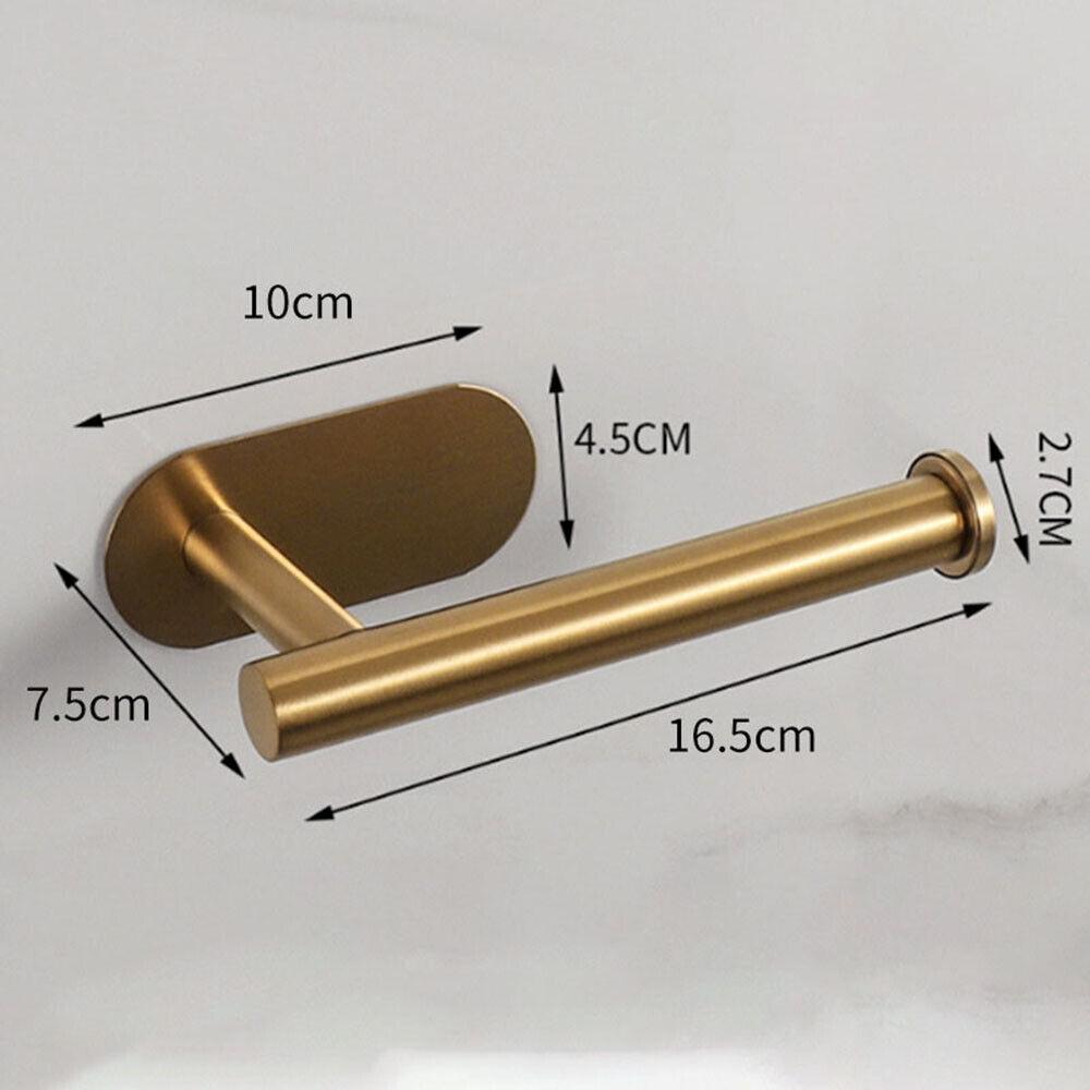 Nail Free Roll Paper Holder Bathroom Supplies Self-Adhesive Toilet Paper Holder