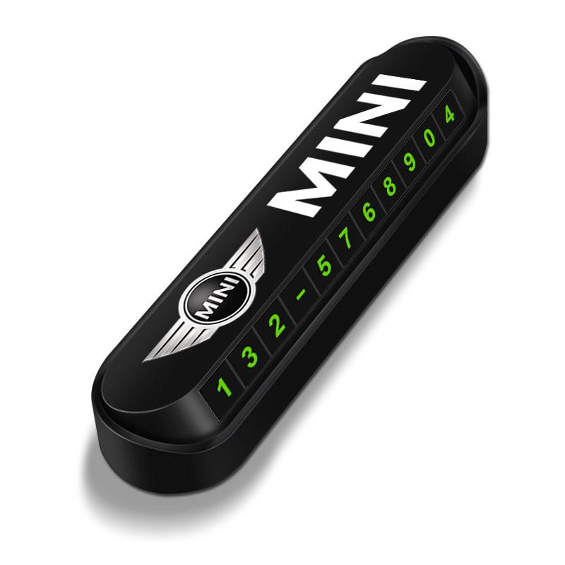 1 шт. Временная парковочная карточка для автомобиля, табличка, значок, стайлинг автомобиля для BMW Mini Cooper F54 F55 F56 R56 R60 SONE Roadster Clubman Coupe