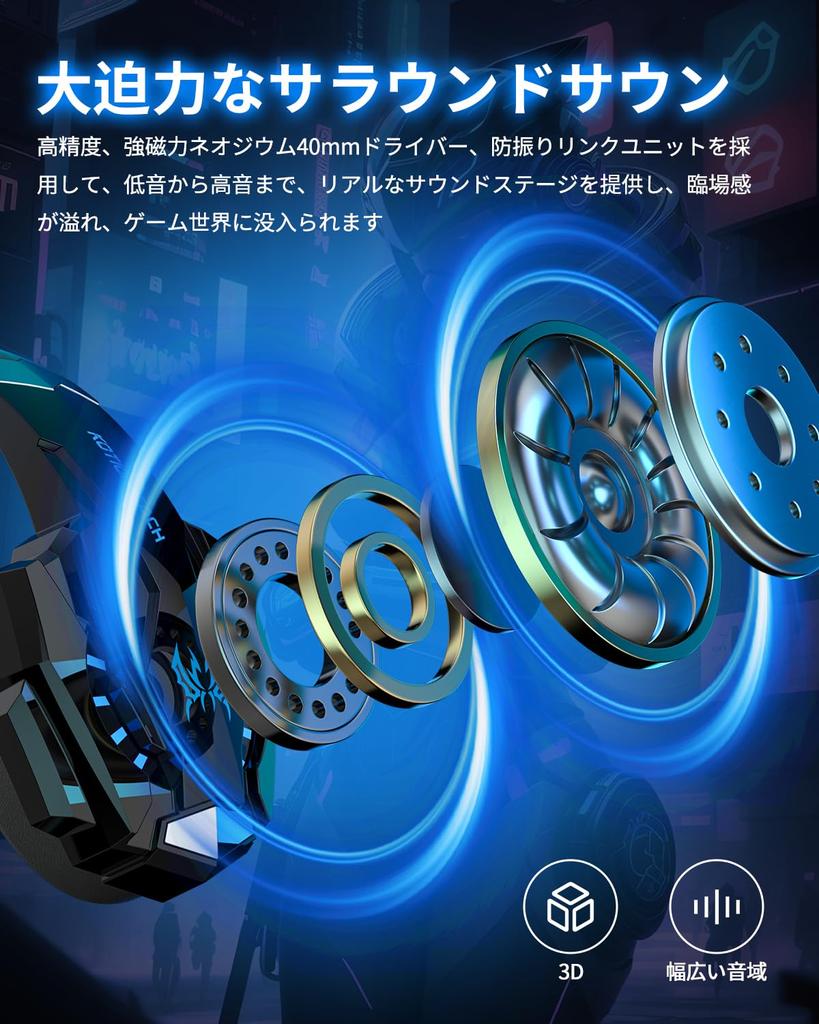 Игровая гарнитура PHOINIKAS Проводная гарнитура PS4 PS5 с микрофоном Наушники с шумоподавлением Мощные басы с контроллером Отключение звука Удобные Легкие