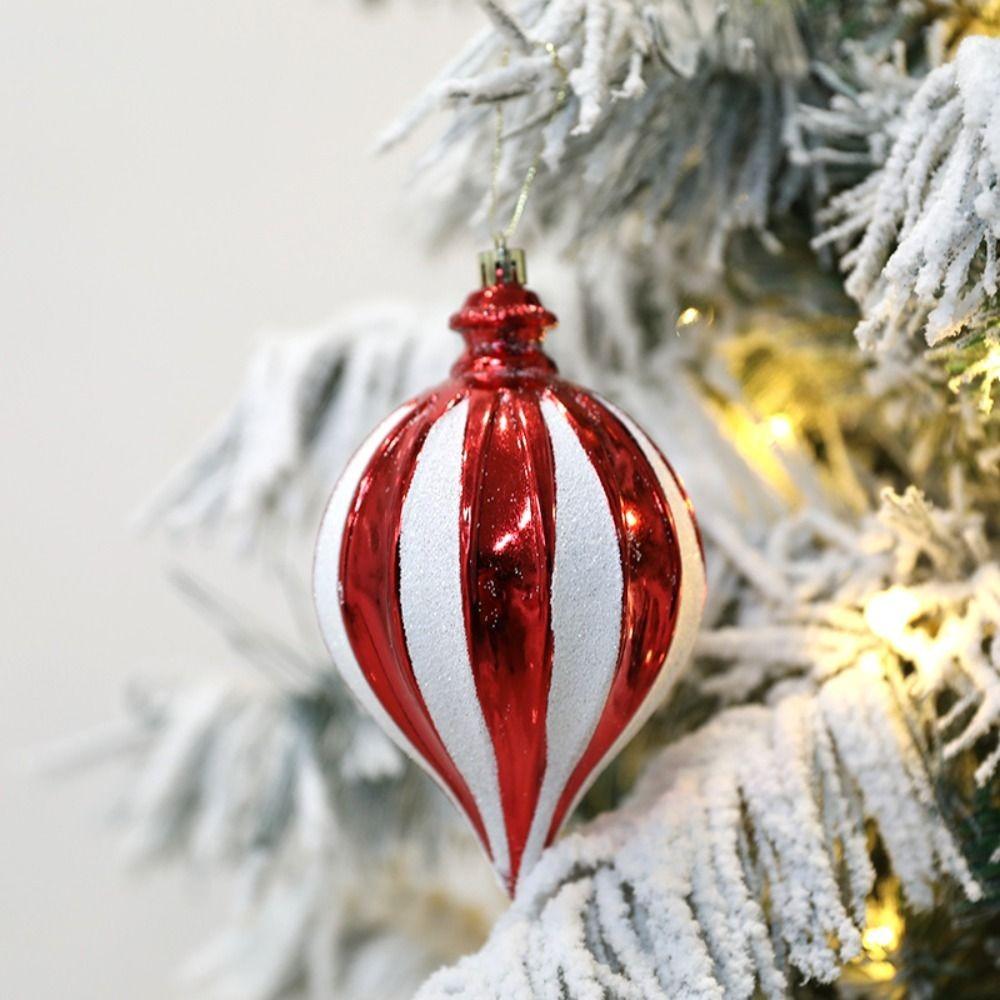Mini Christmas Tree Pendants Plastic Merry Christmas Tree Decor Indoor Outdoor Ornaments
