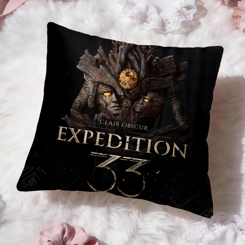O-Obscur Expedition 33 Чехол-подушка Premium Comfort Двусторонний чехол для подушки - Дизайн «Два в одном» для любой комнаты и салона автомобиля