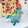 Cartoon Style Pony Plush Keychain Realistic Horse Plush Pendants Cute Year Horse Mascot  Bags Decor