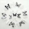18pc/lot Crystal Butterflies 3d Wall Sticker Beautiful Butterfly Living Room for Kid Room Wall Decal Home Decoration WallSticker