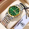 POEDAGAR Luxury Women Wristwatch Waterproof Luminous Date Week Women's Watches Stainless Steel Elegant Dress Quartz Ladies Clock