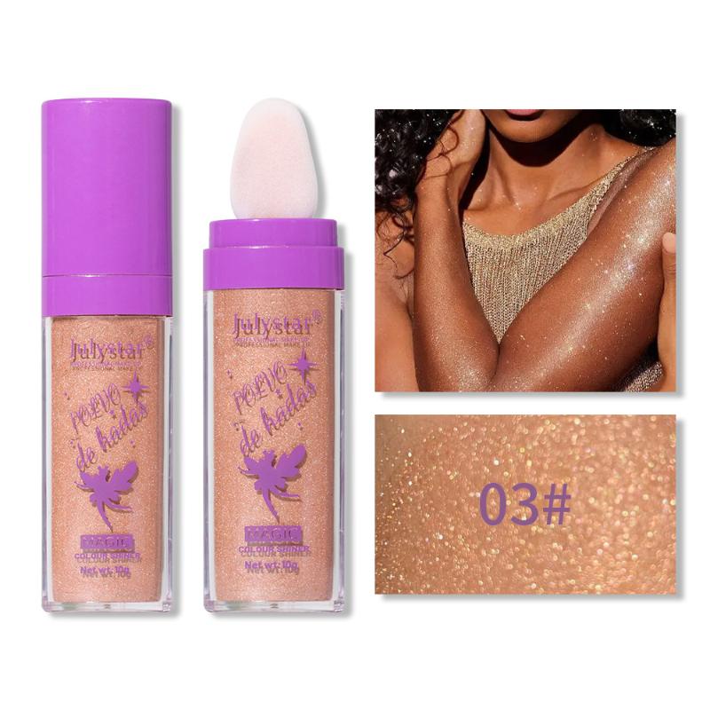 Патч-пудра Fairy Highlight для придания сияния всему телу Пудра-хайлайтер и контурирующая пудра для естественного трехмерного контуринга