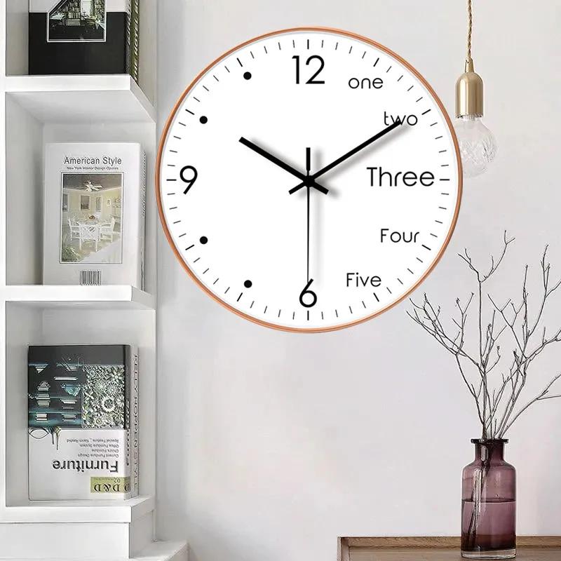Creative Formula Wall Clock Beautiful Quiet Environmental Protection Material Suitable for Bedroom Living Room To Send Friends