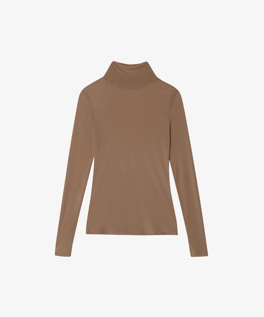 OBER GOLF Mesh High-Neck Base Layer (Brown)