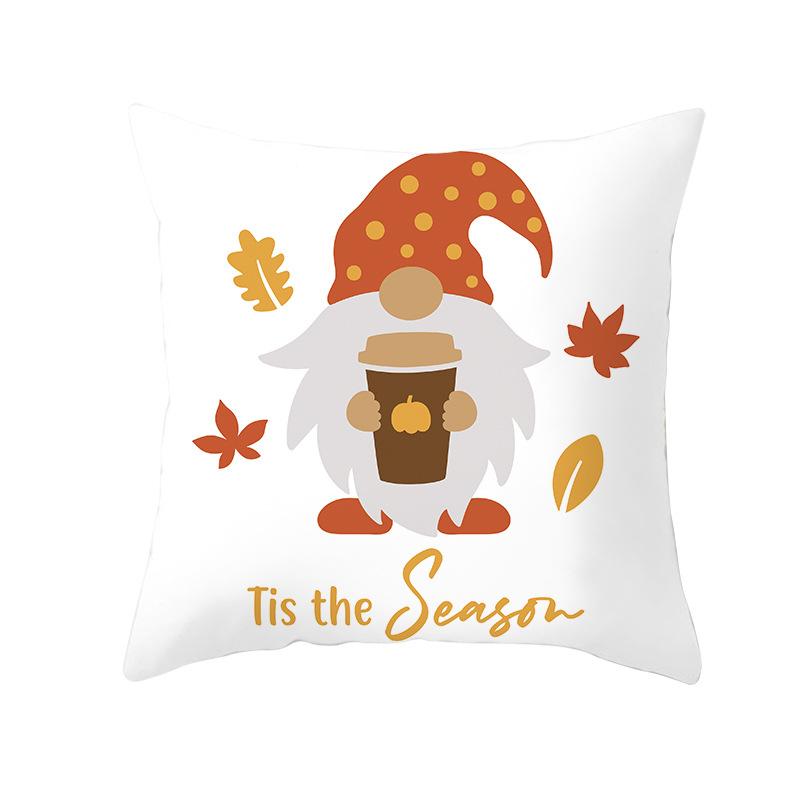 New Thanksgiving Pillow Case Thanksgiving Pumpkin Dwarf Home Festival Decoration Cushion Case