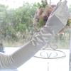 Женские летние перчатки с защитой от солнца, атласные, для выступлений, вечеринок, перчатки на пальцы, перчатки для вождения, длинные перчатки, перчатки для выпускного вечера